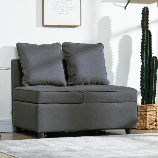 LuxeFold™ Sleeper Chair Grey