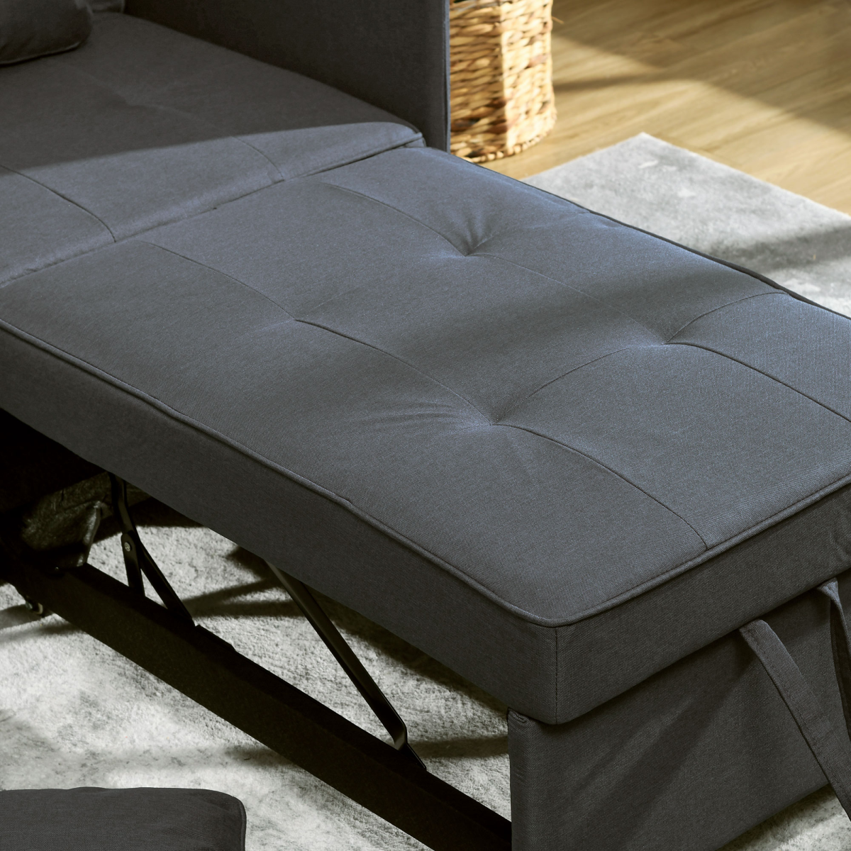 LuxeFold™ Sleeper Chair Grey