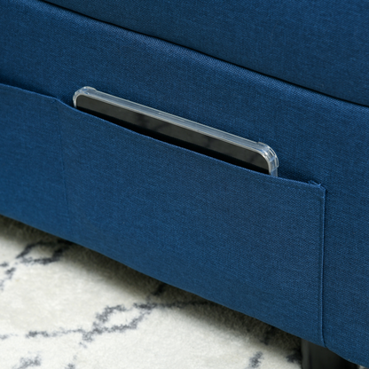 LuxeFold™ Sleeper Chair Blue