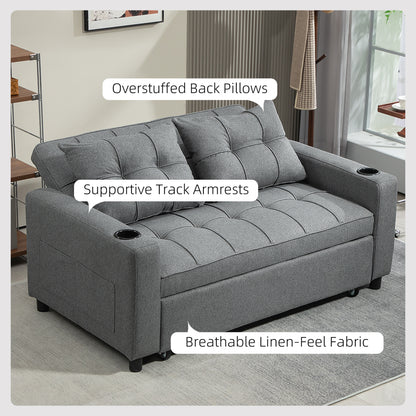 Luxury 2-Seater Pull Out Sofa Bed