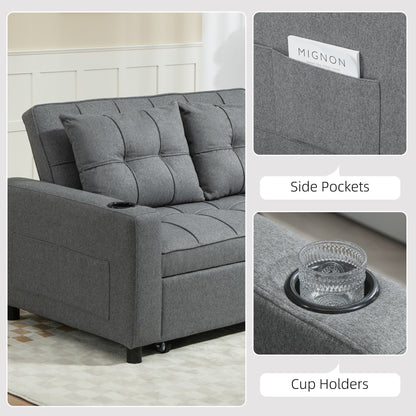 Luxury 2-Seater Pull Out Sofa Bed